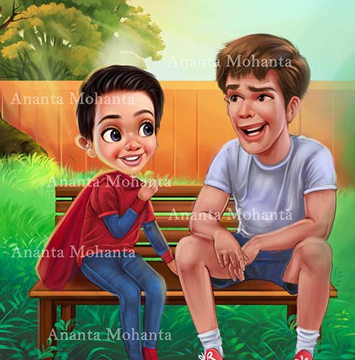 illustrators for children's books- Ananta Mohanta