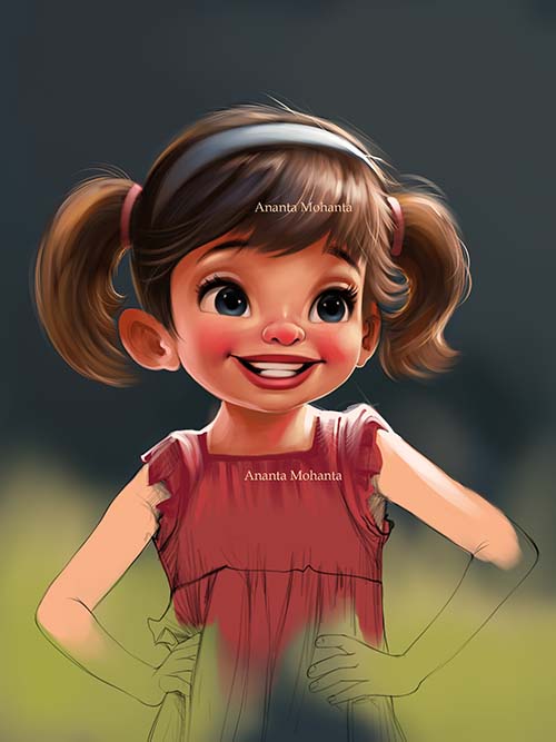 children's book illustration By Ananta Mohanta
