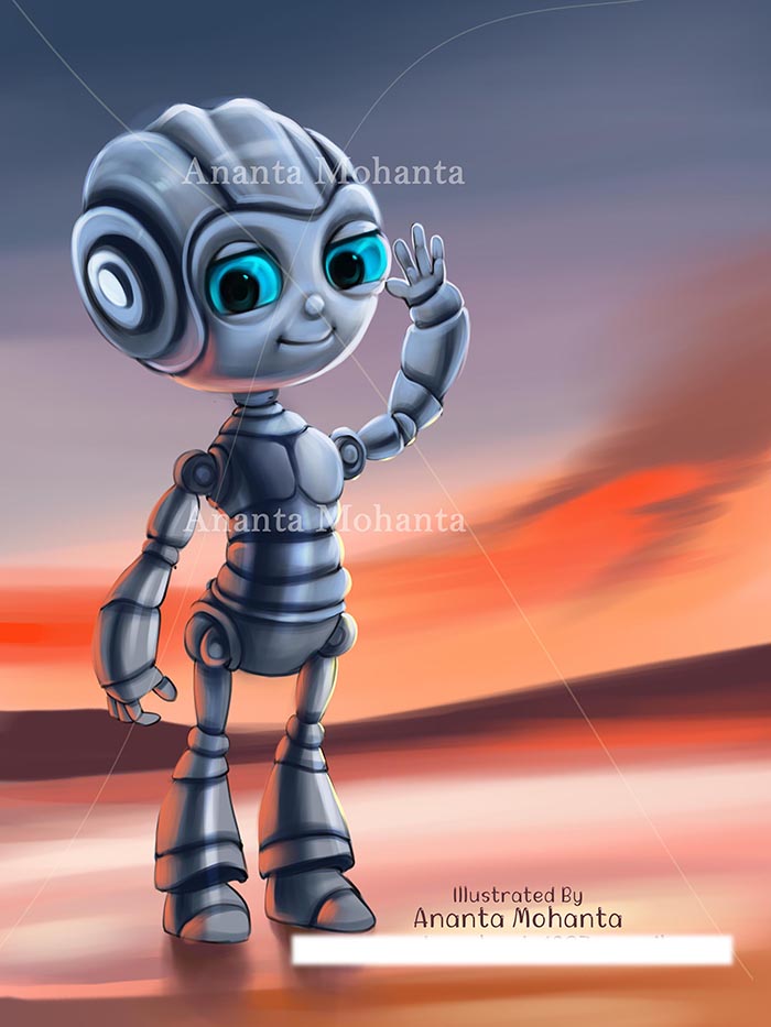 children's book Illustration by Ananta Mohanta