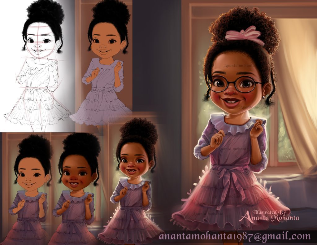 high quality children's book artist - Ananta Mohanta