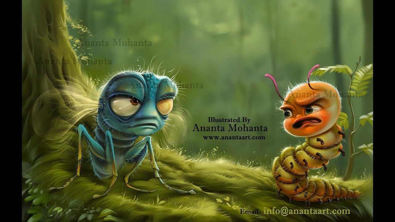 Children's Book Illustration Process by Ananta